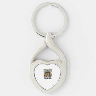 Rottie Dad Like a Regular Dad But Cooler Design_1 Keychain