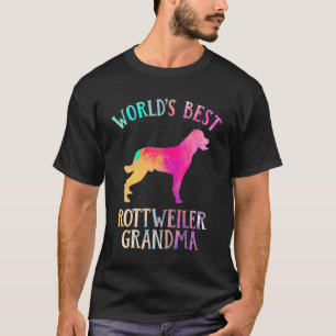 Rottie Dog Grandma  Worldu2019s Best Rottweiler Gr T-Shirt