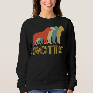 Rottie Rottweiler Dog Breed Vintage Look Sweatshirt