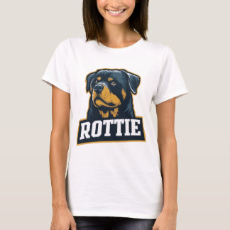 Rottie - Strong Rottweiler portrait T-Shirt