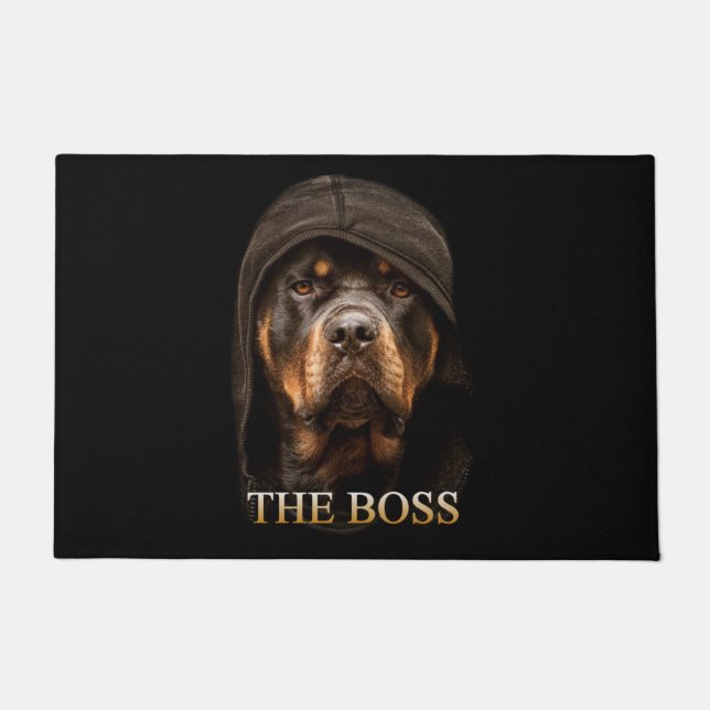 Rottweile Dog Doormat (Front)