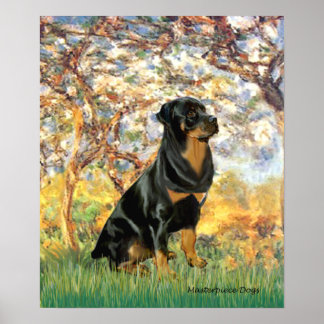 Rottweiler (#5) - Spring Poster