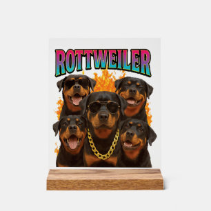 Rottweiler acrylic sign