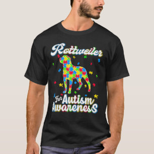 Rottweiler Autism Awareness Dog Dad Dog Mom T-Shirt