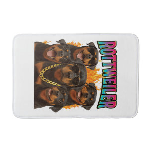 Rottweiler  bath mat