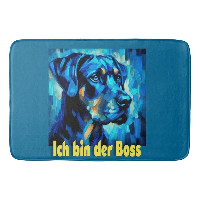 Rottweiler Bath Mat (Front)