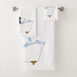 Rottweiler bath towel set
