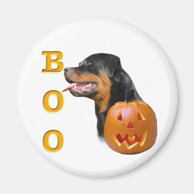 Rottweiler Boo Magnet (Front)