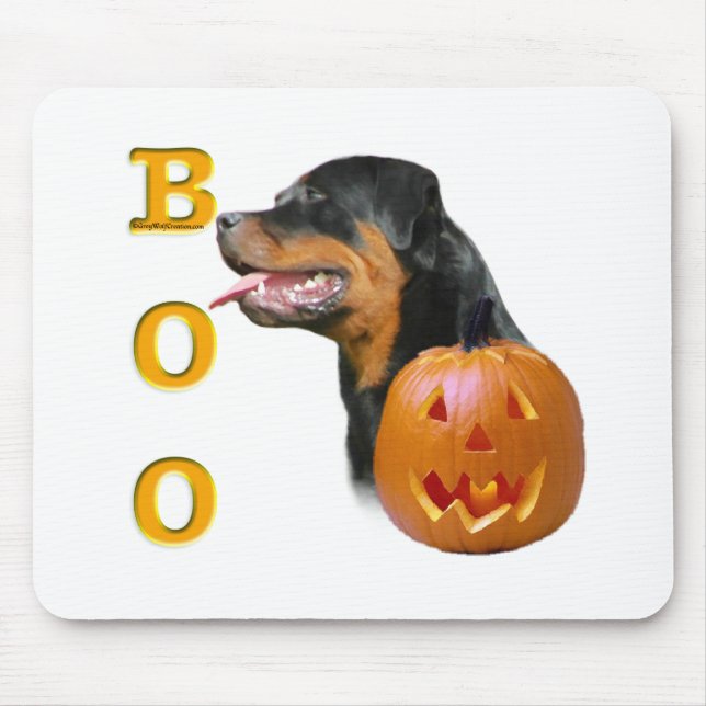 Rottweiler Boo Mouse Pad (Front)