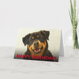 Rottweiler card