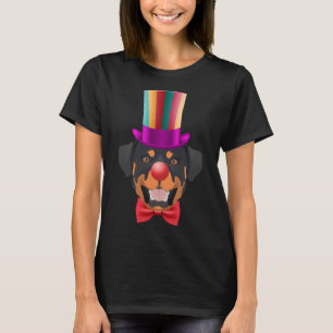 Rottweiler Carnival Clown T-Shirt