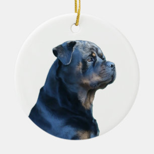 Rottweiler  ceramic ornament