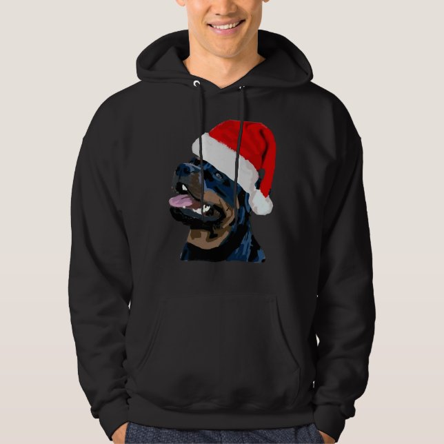 Rottweiler Christmas Epic Hoodie (Front)