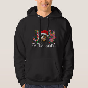 Rottweiler Christmas Rottie Xmas Party Rottweiler Hoodie