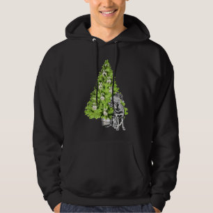 Rottweiler Christmas Scene With Christmas Tree And Hoodie