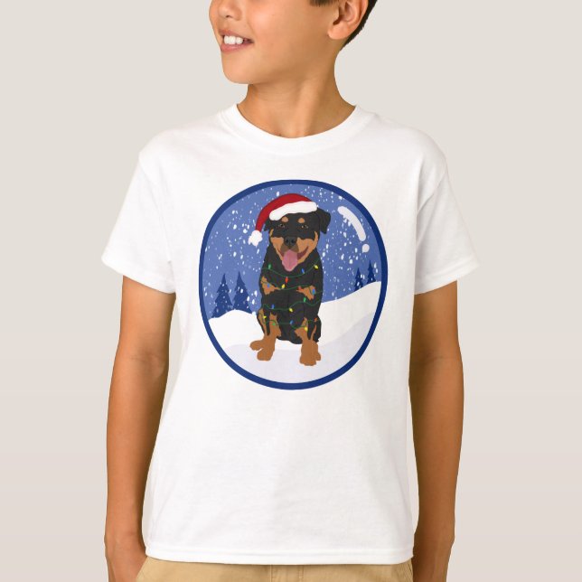 Rottweiler Christmas   T-Shirt (Front)