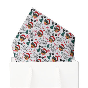 Rottweiler Christmas Tissue Paper