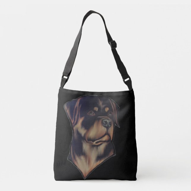 Rottweiler Crossbody Bag (Back)