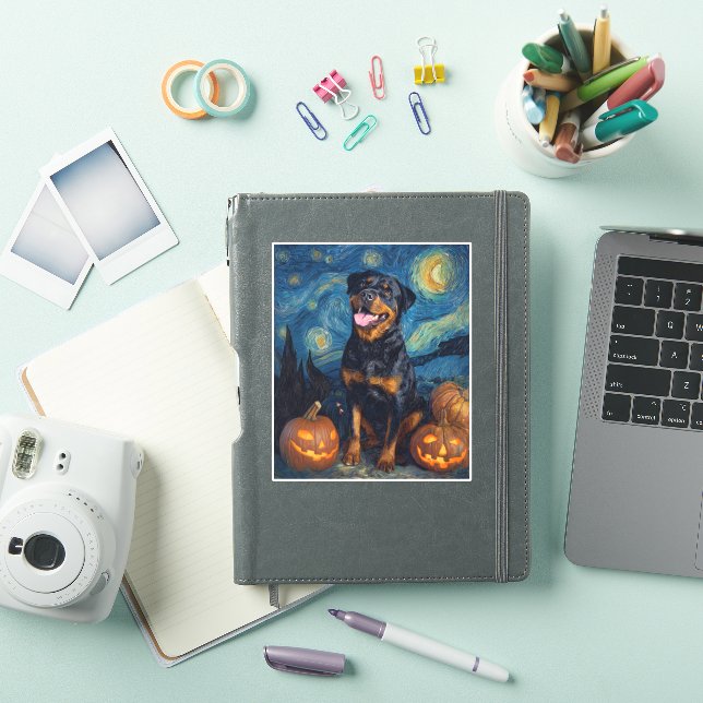Rottweiler Cute Dog Halloween Jack O Lantern Pumpk (iPad Cover)
