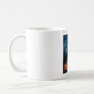 Rottweiler Cute Dog Halloween Jack O Lantern Pumpk Coffee Mug