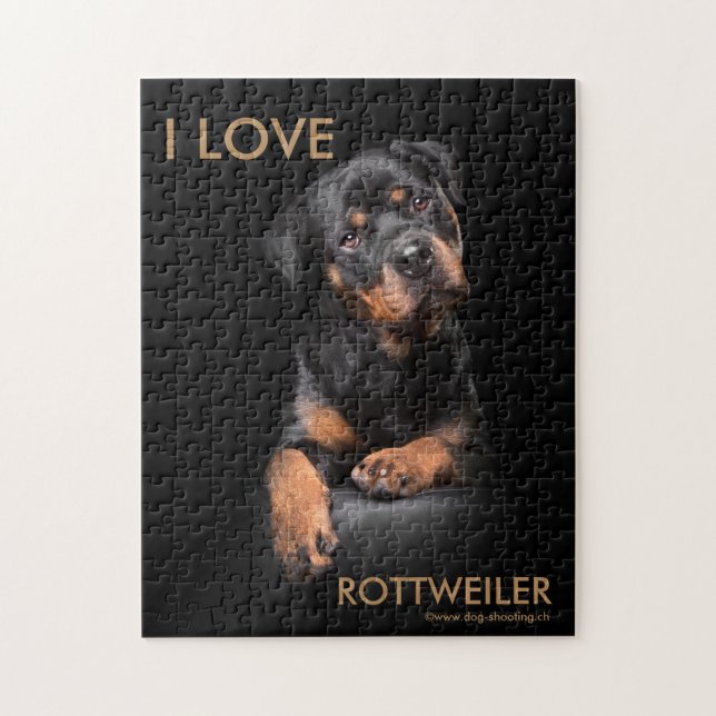 Rottweiler de puzzle (Vertical)