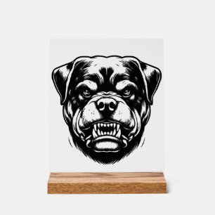 Rottweiler Dog Acrylic Sign