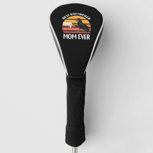 Rottweiler dog breed golf head cover