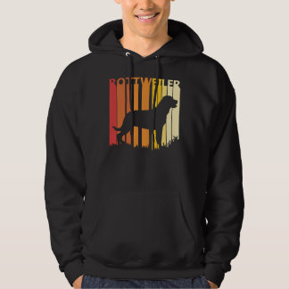 Rottweiler Dog Breed Silhouette Hoodie