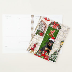 Rottweiler Dog Christmas Planner