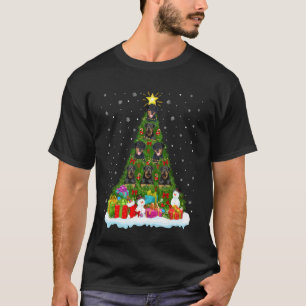 Rottweiler Dog Christmas Tree Holiday Decor Xmas L T-Shirt