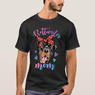Rottweiler Dog   Cute mom mama mother T-Shirt