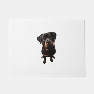 rottweiler dog doormat