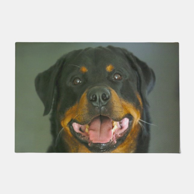 Rottweiler Dog. Doormat (Front)