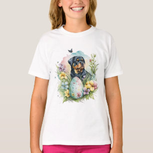 Rottweiler Dog Easter Egg, Happy Easter Rottweiler T-Shirt
