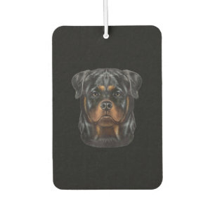 Rottweiler Dog Face Zip Hoodie Air Freshener