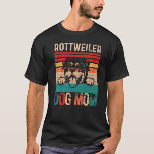 Rottweiler Dog Mom Mother Owner Rottweilers Dogs W T-Shirt