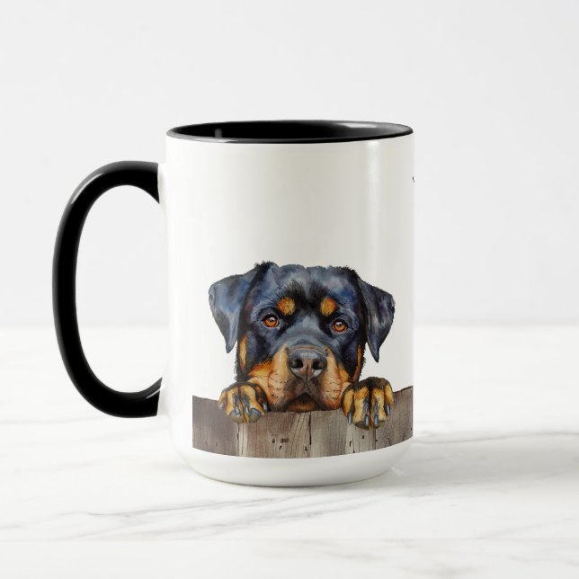 Rottweiler Dog Mug (Left)