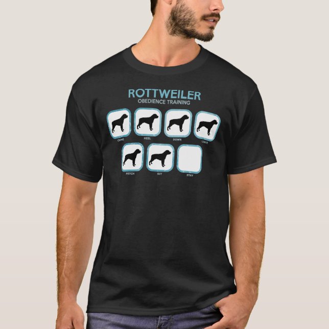 Rottweiler  Dog Obedience Training T-Shirt (Front)