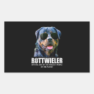 Rottweiler Dog Of The Coolest People On The Planet Sticker