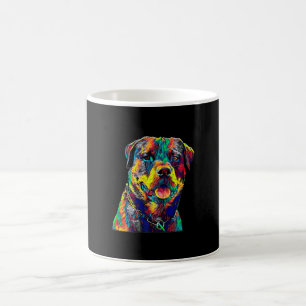 rottweiler dog premium coffee mug