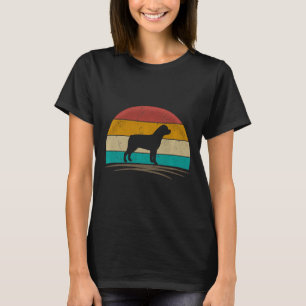 Rottweiler Dog Shirt Retro Vintage 70s Silhouette 