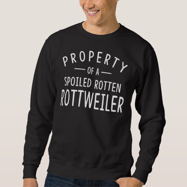 Rottweiler  Dog Sweatshirt (Front)