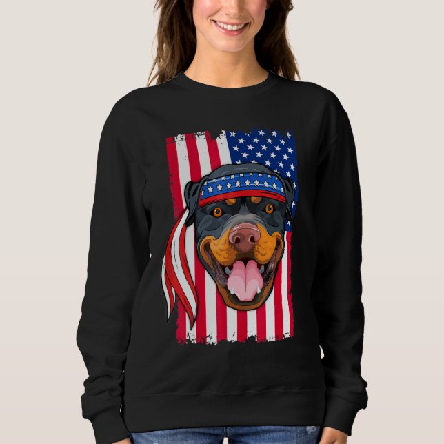 Rottweiler Dog Sweatshirt (Front)