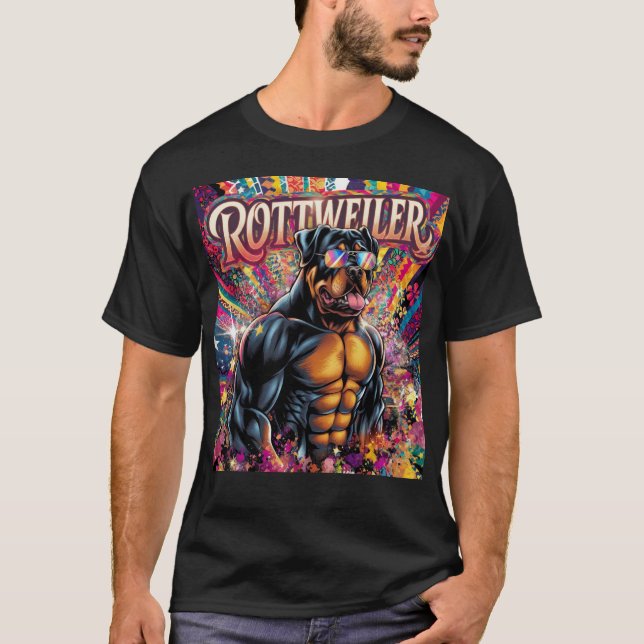 Rottweiler Dog T-Shirt (Front)