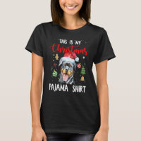 Rottweiler Dog This Is My Christmas Pajama