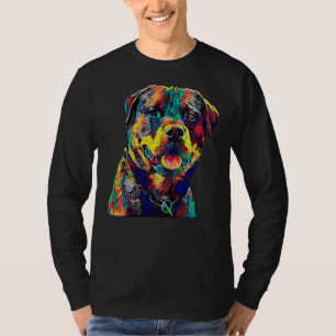Rottweiler  Dog True Friend Chill Face Portrait T-Shirt