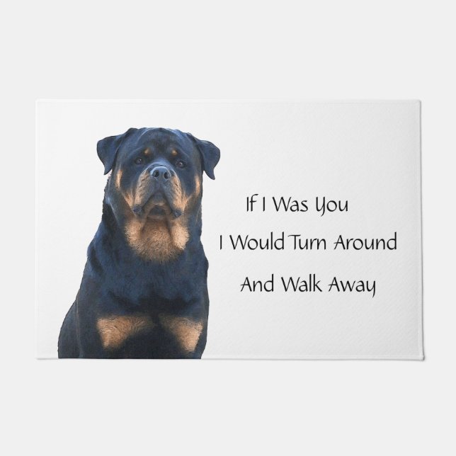 Rottweiler Doormat (Front)