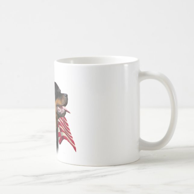 Rottweiler Flag Coffee Mug (Right)
