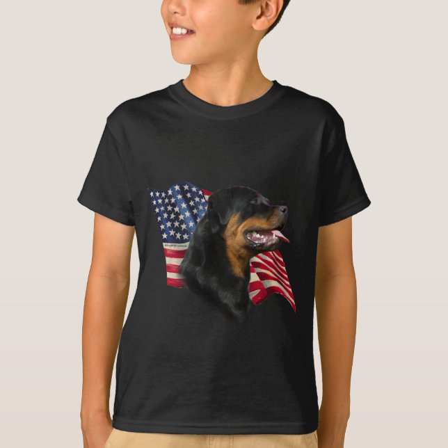 Rottweiler Flag T-Shirt (Front)