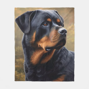 Rottweiler Fleece Blanket